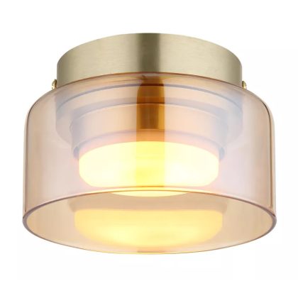   GLOBO 16055DG HIGGINS mennyezeti lámpa 6W 230V IP20 1xGX53 LED arany  fekete  d=130 mm 300lm 1800K