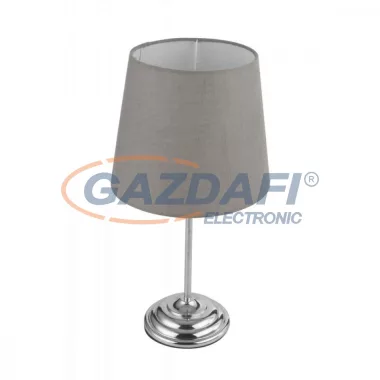 GLOBO 21001C JAROME Asztali lámpa, 40W, E14, króm, textil