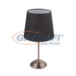   GLOBO 21001K JAROME Asztali lámpa , 40W , E14 , antik réz, textil, textil kábel