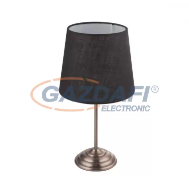 GLOBO 21001K JAROME Asztali lámpa, 40W, E14, antik réz, textil, textil kábel GLOBO 21001K JAROME Asztali lámpa, 40W, E14, antik réz, textil, textil kábel