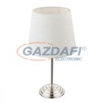   GLOBO 21001N JAROME Asztali lámpa, 40W, E14, nickel matt, textil