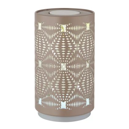   GLOBO 21018CH AMIYAH LED asztali lámpa 1W 230V IP20 1xLED fehér matt d=80 mm 15lm