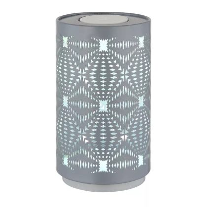   GLOBO 21018G AMIYAH LED asztali lámpa 1W 230V IP20 1xLED fehér matt d=80 mm 15lm