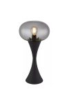 GLOBO 21027S LULA asztali lámpa 25W 230V IP20 1xE14 fekete d=180 mm