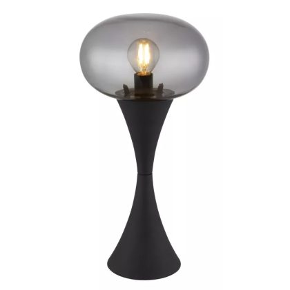   GLOBO 21027S LULA asztali lámpa 25W 230V IP20 1xE14 fekete d=180 mm