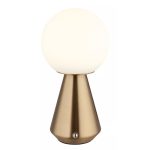   GLOBO 21029C SORA LED asztali lámpa 1,50 230V IP41 1xLED réz  matt d=120 mm 140lm