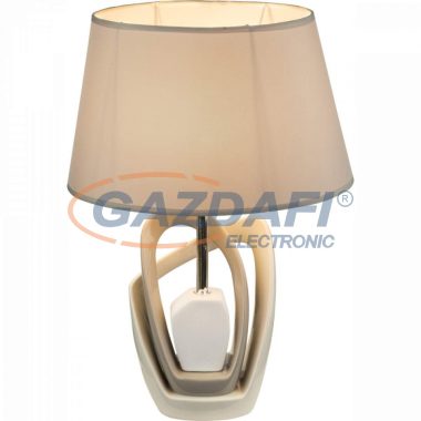 GLOBO 21642T JEREMY Asztali lámpa, 40W, E27, fém, kerámia, textil, műanyag