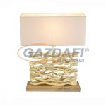 GLOBO 21647 Jamie Asztali lámpa, 60W, E27, fa / textil