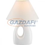   GLOBO 21670 SONJA Asztali lámpa, 40W, E14, kerámia, textil, műanyag