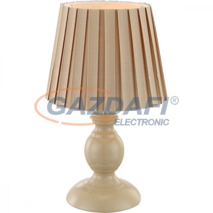   GLOBO 21690 METALIC Asztali lámpa, 40W, E14, fém, műanyag, textil