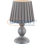   GLOBO 21691 METALIC Asztali lámpa, 40W, E14, fém, műanyag, textil