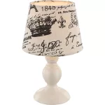   GLOBO 21692 METALIC Asztali lámpa, 40W, E14, fém, műanyag, textil