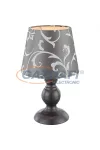 GLOBO 21693 METALIC Asztali lámpa, 40W, E14, fém, műanyag, textil