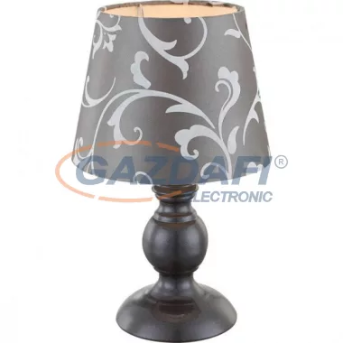 GLOBO 21693 METALIC Asztali lámpa, 40W, E14, fém, műanyag, textil
