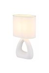 GLOBO 21731W TRIANGLE asztali lámpa 40W 230V IP20 1xE14 fehér HxSzxM=170x100x300mm