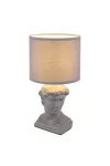 GLOBO 21732G HERMES asztali lámpa 40W 230V IP20 1xE14 szürke d=175 mm