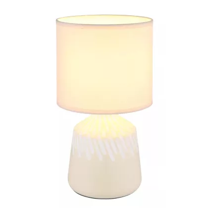   GLOBO 21733CU RELA asztali lámpa 40W 230V IP20 1xE14 currysárga  d=175 mm