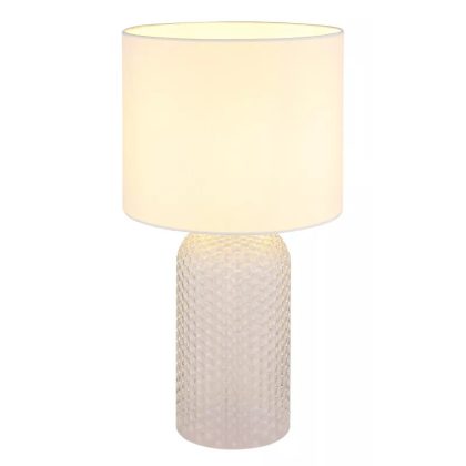   GLOBO 21739G MARBLE asztali lámpa 40W 230V IP20 1xE14 szürke d=160 mm