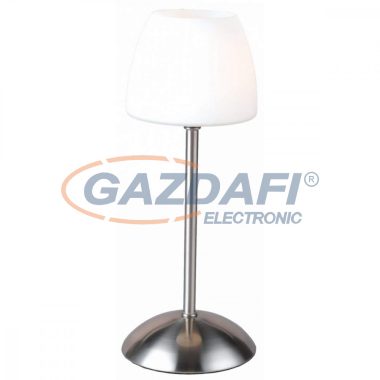 GLOBO 21903L TROPICAL Asztali lámpa, LED 3W, G9, 3000 K, 154 Lm, nikkel matt/ üveg