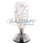   GLOBO 21922 AURIGA Asztali lámpa, 40W, E14, króm, nikkel matt, üveg