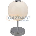   GLOBO 21947 TRUDE Asztali lámpa, LED 5W, 3000 K, 400 Lm, antik sárgaréz, üveg