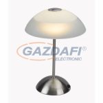   GLOBO 21951 LINO Asztali lámpa, LED 5W, 3000 K, 400 Lm, nikkel matt/ üveg