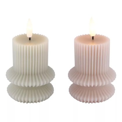   GLOBO 23311-2 WYNTER LED asztali lámpa 0,06 3V IP20 1xLED szürke d=68 mm 2000K