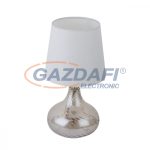   GLOBO 24000AC JOHANNA Asztali lámpa, 40W, E27, üveg, textil, textilkábel