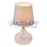   GLOBO 24000KG JOHANNA Asztali lámpa, 40W, E27, üveg, textil, textilkábel