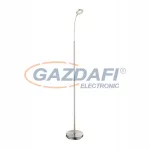  GLOBO 24122S DENIZ Állólámpa, LED 5W, 3000 K, 350 Lm, nikkel matt / króm / akril