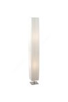 GLOBO 24662 BAILEY Asztali lámpa, 40W, 2x E27, króm / plisse