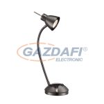   GLOBO 24712L NUOVA Asztali lámpa fekete, LxH:240x420, inkl. 1xGU10 LED 3W 230V, 250lm, 3000K