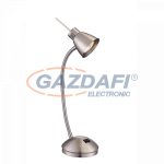   GLOBO 2474L NOUVA Asztali lámpa, LED 3W, GU10, 3000 K, 165 Lm, fém, nikkel matt