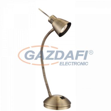 GLOBO 2475L NOUVA Asztali lámpa, LED 3W, GU10, fém, antik sárgaréz