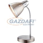 GLOBO 24777 EGO Asztali lámpa, 40W, E27, króm/ nikkel matt