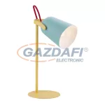   GLOBO 24811M TARA Asztali lámpa fém, színes, textil kábellel. LxBxH:185x140x350, exkl. 1xE14 25W 230V