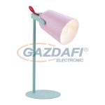   GLOBO 24811P TARA Asztali lámpa fém, színes, textil kábellel. LxBxH:185x140x350, exkl. 1xE14 25W 230V