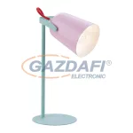   GLOBO 24811P TARA Asztali lámpa fém, színes, textil kábellel. LxBxH:185x140x350, exkl. 1xE14 25W 230V
