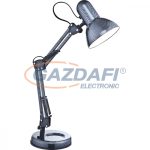   GLOBO 24892 CARBON Asztali lámpa, 40W, E27, 230V, fém, műanyag