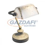   GLOBO 24917R ANTIQUE Asztali lámpa, 25W, E14, fém, rozsda hatás, műanyag, arany