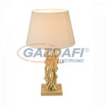 GLOBO 25630 Jamie Asztali lámpa, 60W, E27, fa / textil