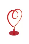 GLOBO 28054R AMORE LED asztali lámpa 6W 230V IP20 1xLED piros matt HxSzxM=160x100x235mm 250lm 3000K