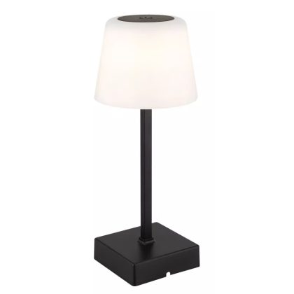   GLOBO 28061S XAYDEN LED asztali lámpa 2W 230V IP20 1xLED fekete d=85 mm 100lm