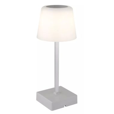 GLOBO 28061SI XAYDEN LED asztali lámpa 2W 230V IP20 1xLED ezüst szín matt d=85 mm 100lm