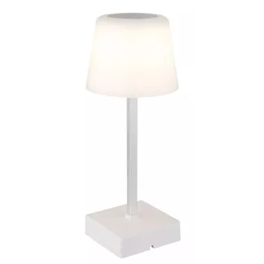 GLOBO 28061W XAYDEN LED asztali lámpa 2W 230V IP20 1xLED fehér matt d=85 mm 100lm