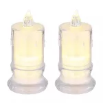   GLOBO 28075-2 CANDLE LED asztali lámpa 0,25 4,50 IP20 1xLED átlátszó d=45 mm 2900K