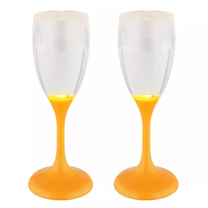   GLOBO 28076-2 COEN LED asztali lámpa 0,06 3V IP20 1xLED narancssárga d=69 mm 3000K