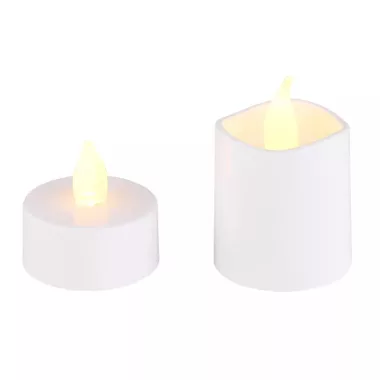 GLOBO 28101 CANDLY LED dekorációs lámpa 0,02 3V IP20 1xLED fehér d=37 mm 3lm 2300K