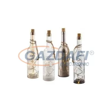 GLOBO 28184-12 CRAIG Asztali lámpa, 10x LED 0,06W, fém/ üveg/ műanyag