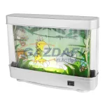   GLOBO 28962 ABAI Akvárium dekoratív lámpa műanyag. Mozgó vadon élő állatok mintával. 300x72x230, inkl. 1xLED 2W 230V, 200lm Source, 6lm Output, 3000K